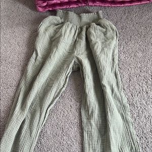 Sage wide leg summer pants